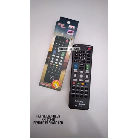 REMOTE TV SHARP LED RM-L1846 RETIVE EXPRESS