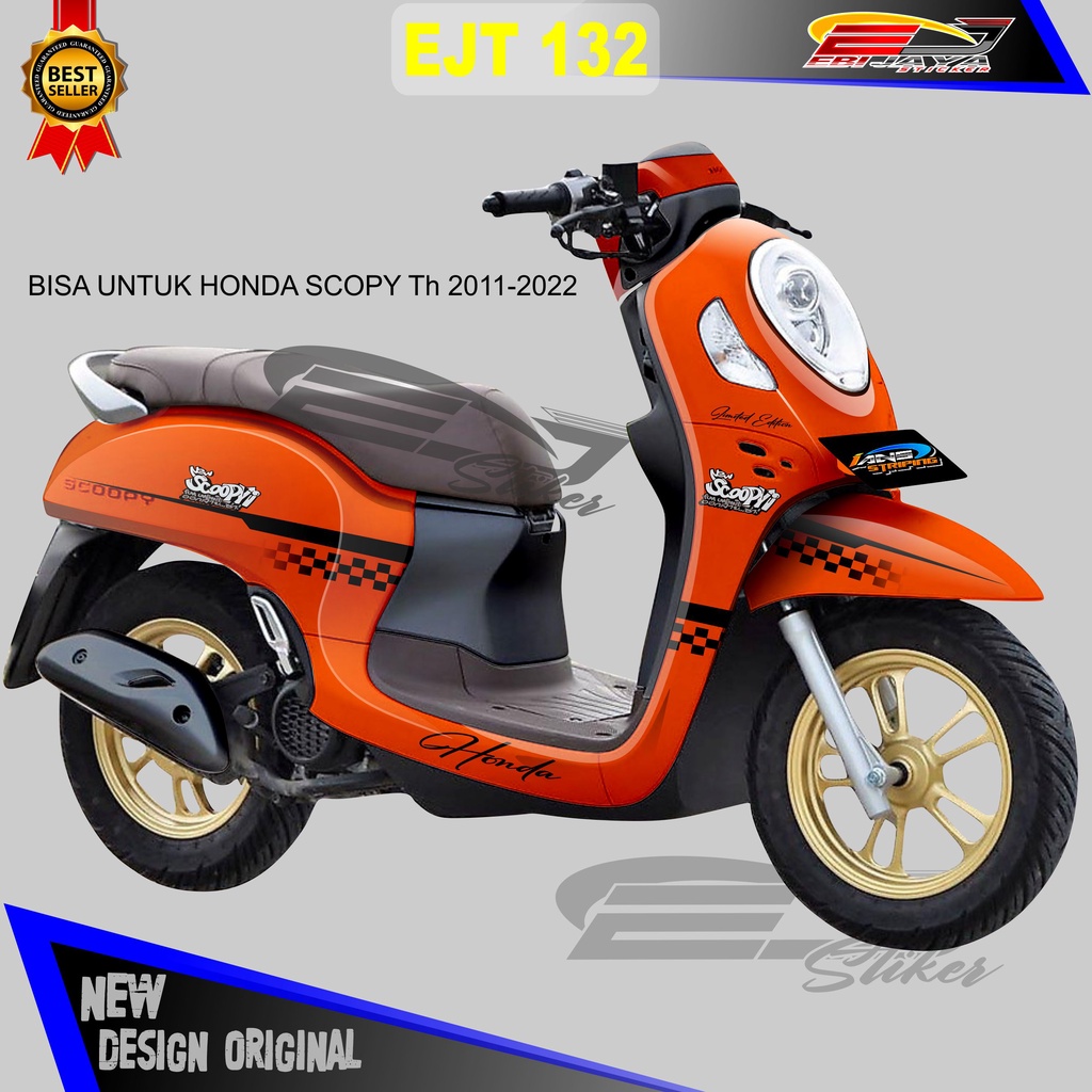STIKER DECAL SCOOPY FULL BODY 2013-2022 / 26 WARNA / DECAL SCOOPY / STIKER MOTOR SCOOPY / STIKER MOT