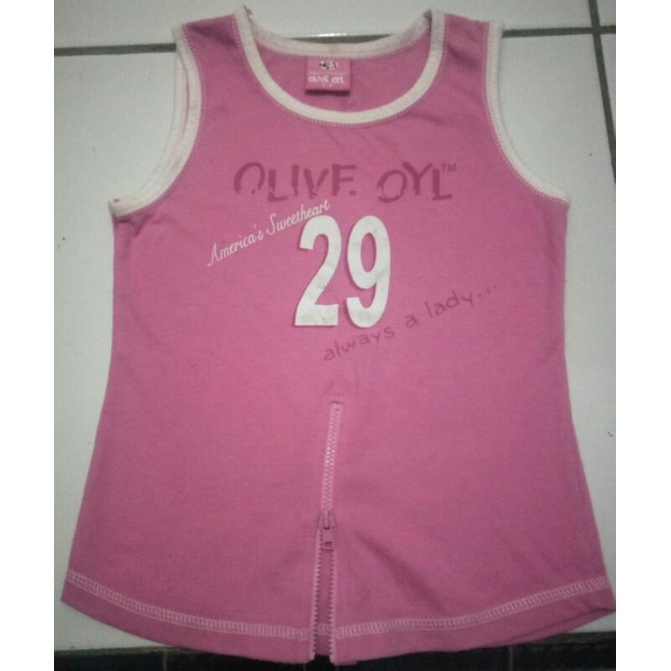 Tank top anak branded merk Olive Oyl Preloved