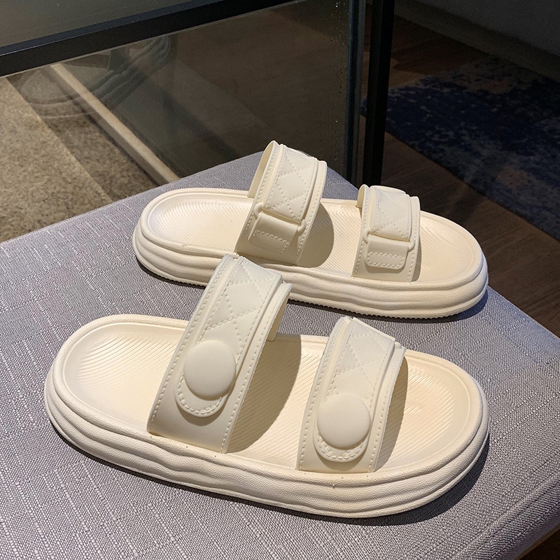 PINKMALL- SANDAL WANITA  SIMPLE KARET NYAMAN IMPORT CLOGS IMPORT ANTI LICIN