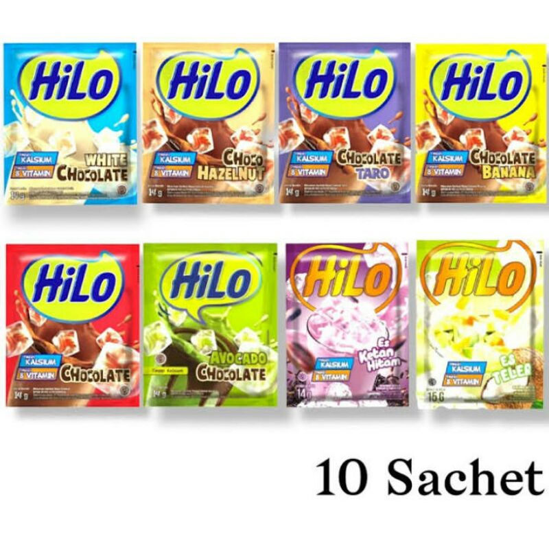 

HILO Susu kemasan Sachet isi 10