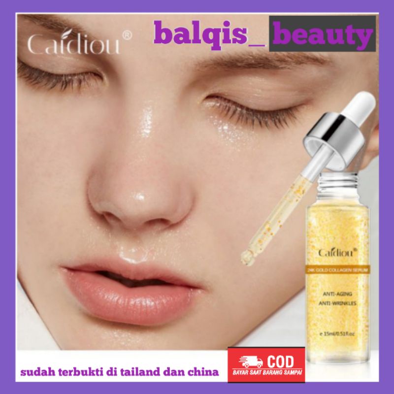 CAIDIOU SERUM EMAS 24K PENGENCANG PEMUTIH
