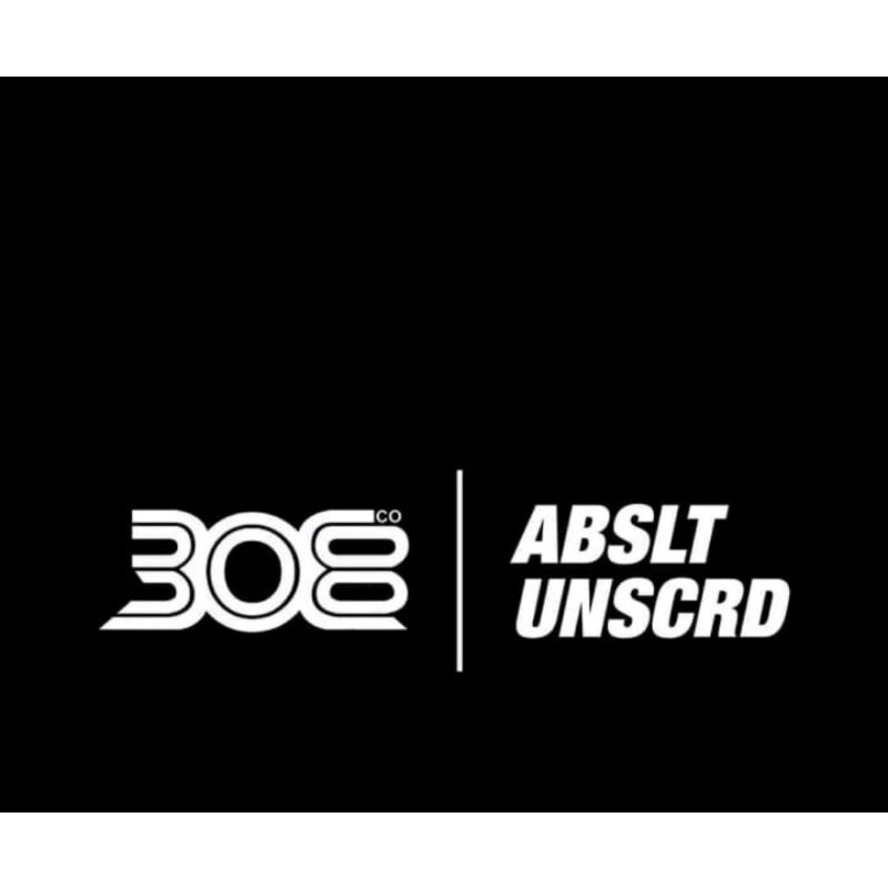308 ABSLT UNSCRD|| Kaos T-shirt Classic Black