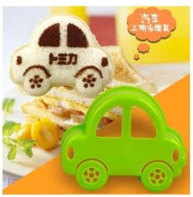 Cetakan nasi bento rice mold sandwich roti bekal anak bento mobil