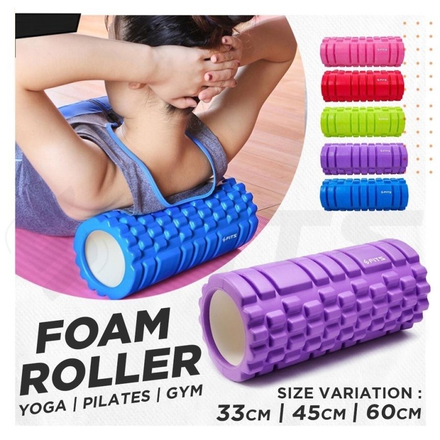 Alat pijat paha betis bokong belikat punggung roller foam yoga