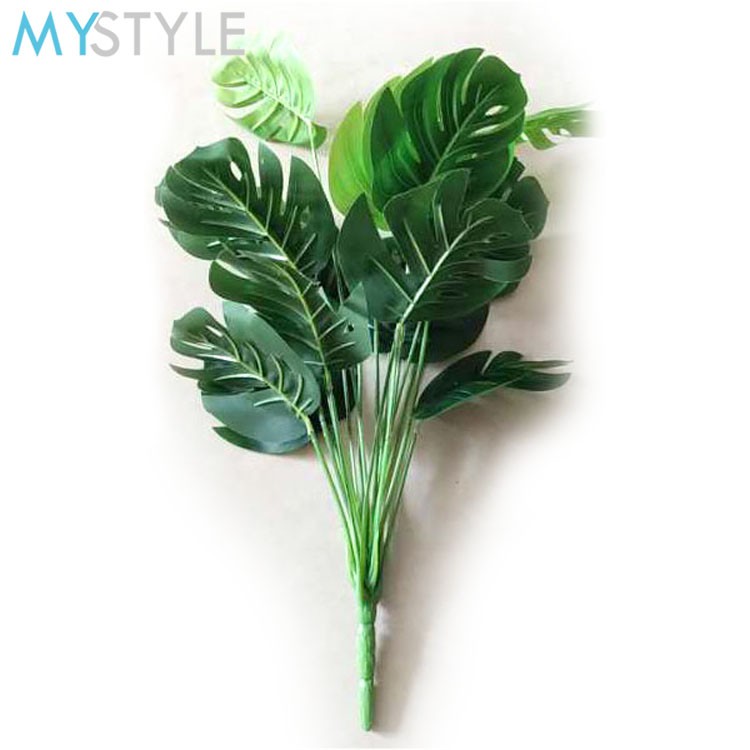 HAPPY TIME DAUN MONSTERA 5818 TANAMAN HIAS ARTIFISIAL BUNGA PALSU DAUN PLASTIK DAUN ARTIFICIAL