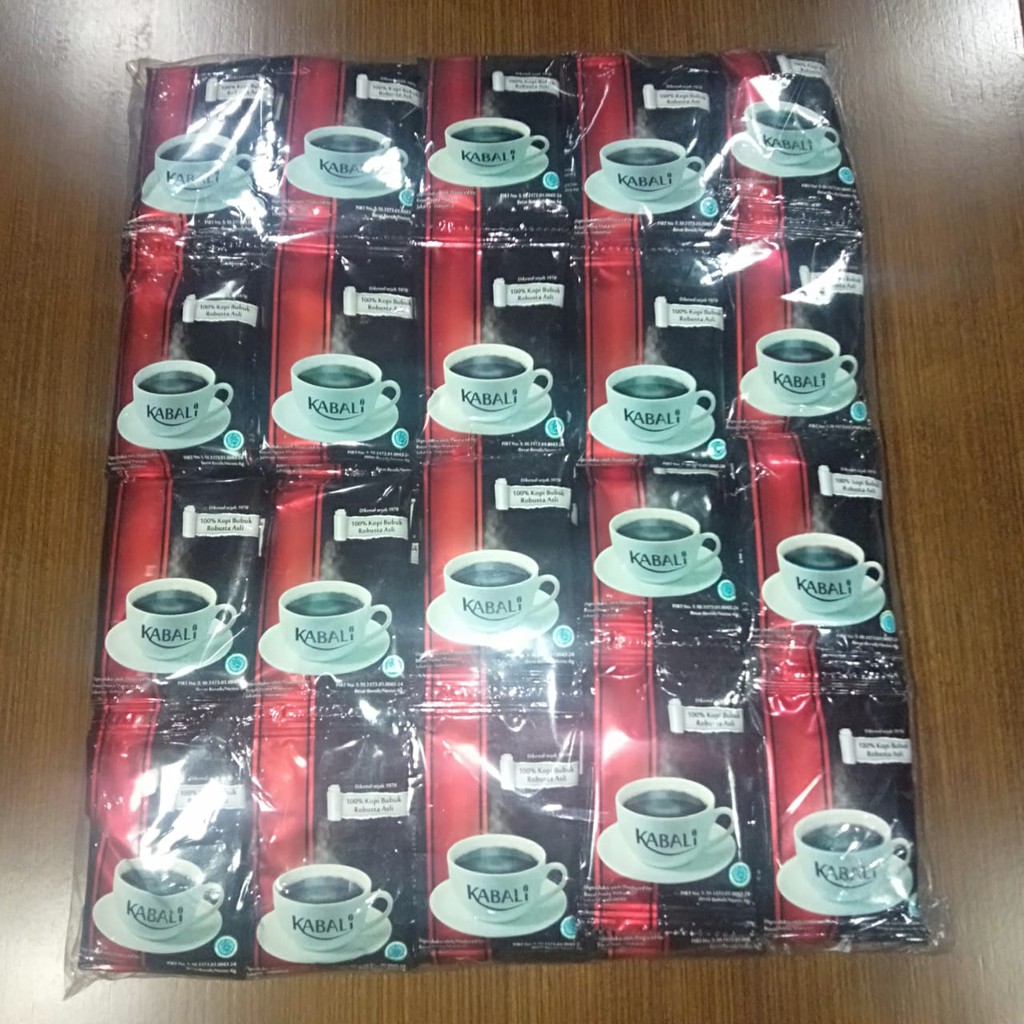 

Kopi Bubuk Kabali isi 100 sachet