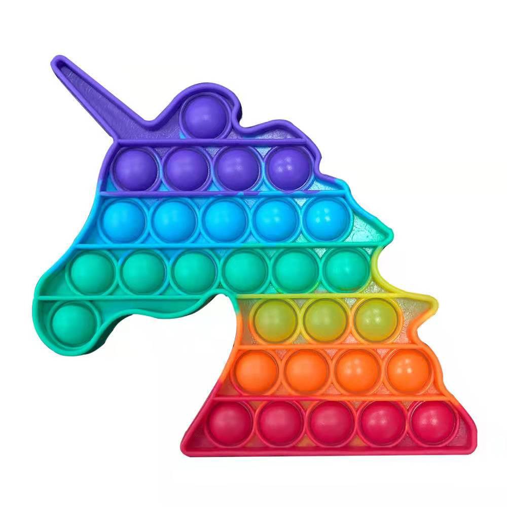 push pop it murah fidget toy rainbow mainan anak bubble sensory toys stress reliever Bubble Sensory-1