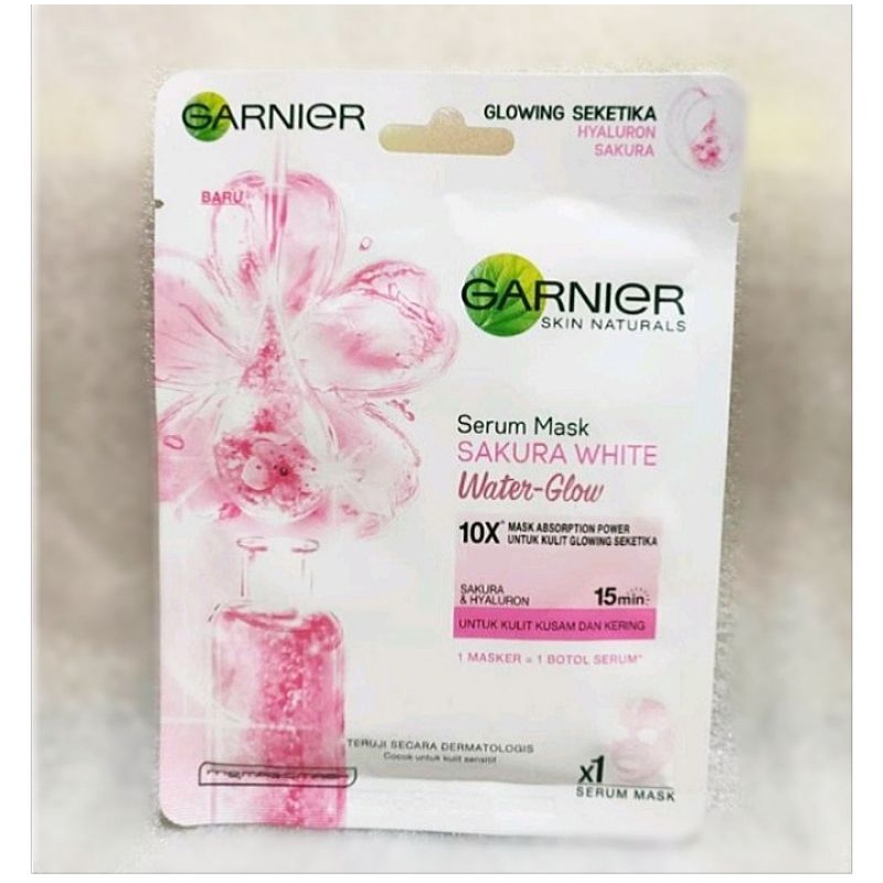 [exp 2024] GARNIER SAKURA WHITE SERUM MASK WATER GLOW