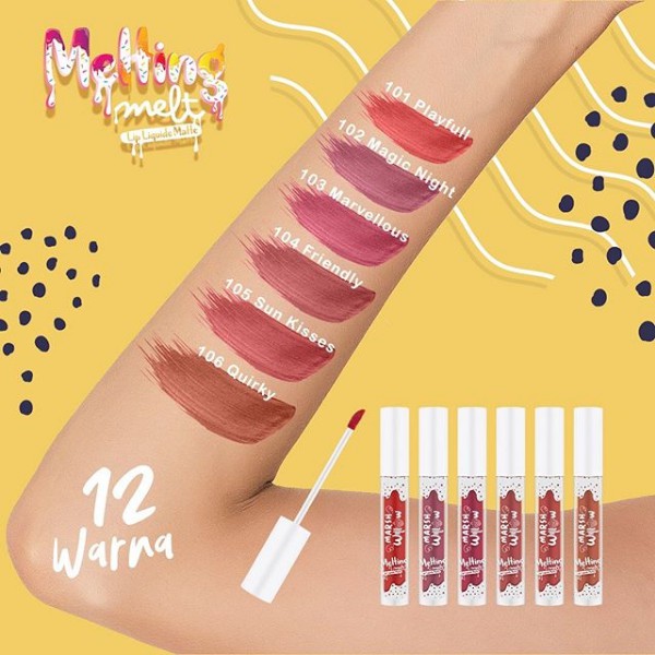 ★ BB ★ MARSHWILLOW Melting Melt Lip Liquide Matte Lipstick by Natasha Wilona