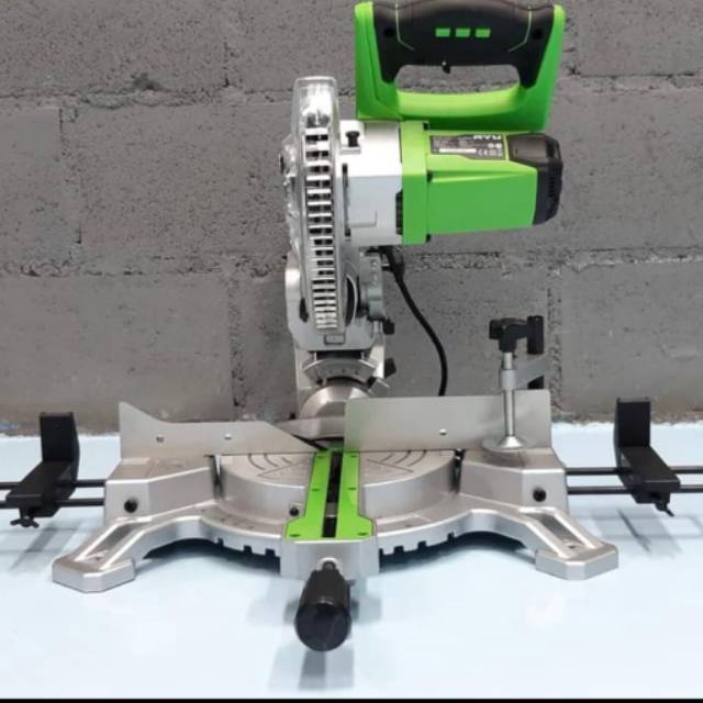 MESIN POTONG ALUMINIUM SLIDING RYU RMS 180 - 1 7 INCH MITRE SAW MITTER SAW