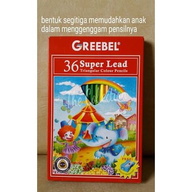 

Produk Unggulan Atk0041 36Warna Pensil Warna Segitiga Triangular Super Lead Greebel Sd Berkualitas