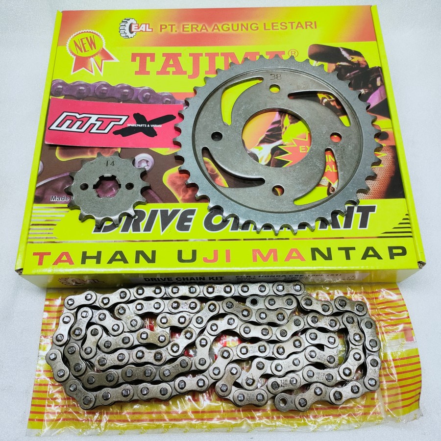 GEAR SET SATRIA FU 150 NEW FI 428-116L 38T-14T
