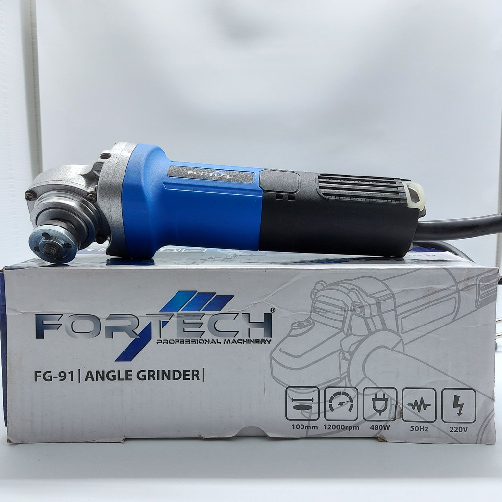 PAKET LENGKAP GERINDA FORTECH FG91 / GURINDA / ANGLE GRINDER