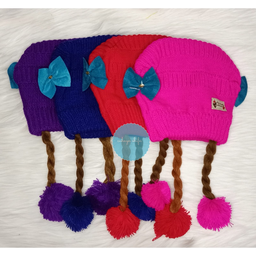 Kupluk MOTIF KEPANG RAMBUT Untuk Anak Lucu