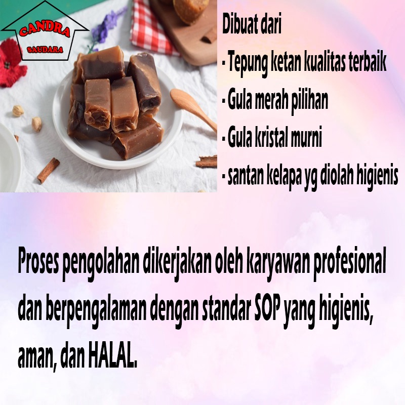 

Dodol Garut Asli 100% Dodol Ketan Dodol Piknik 250gram