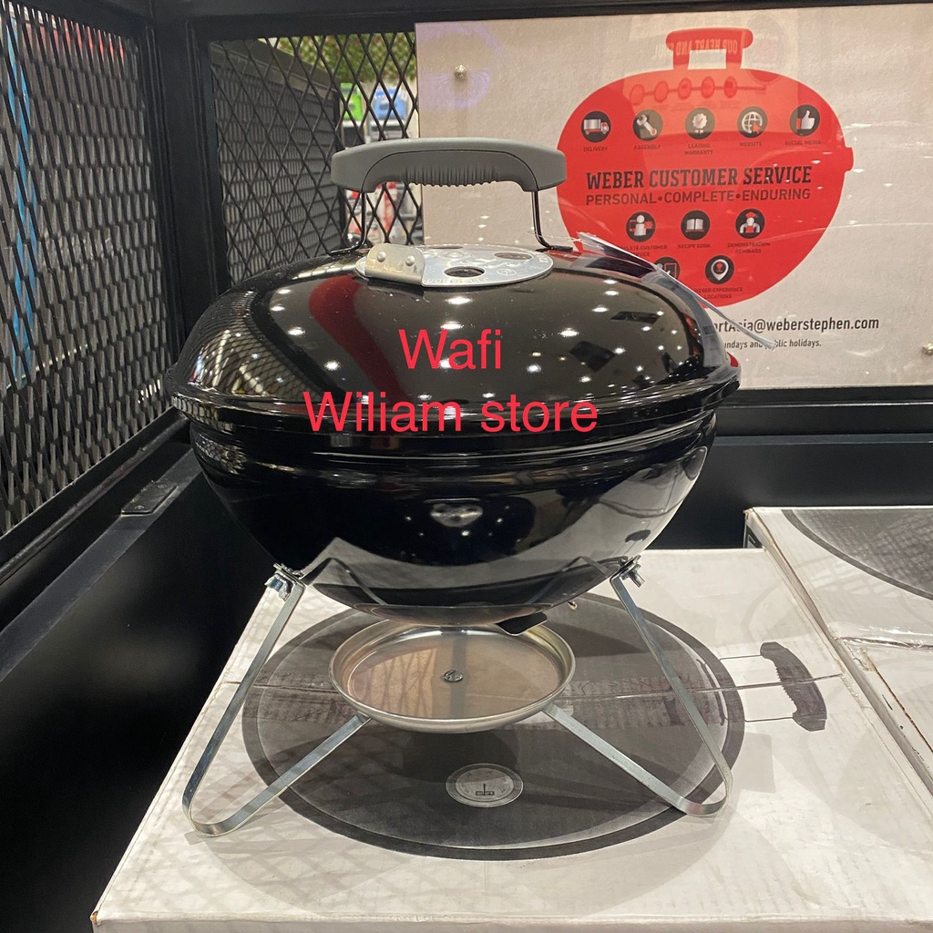 Weber Smokey BBQ CHARCOAL GRILL BBQ Panggangan bakaran arang ayam 37cm