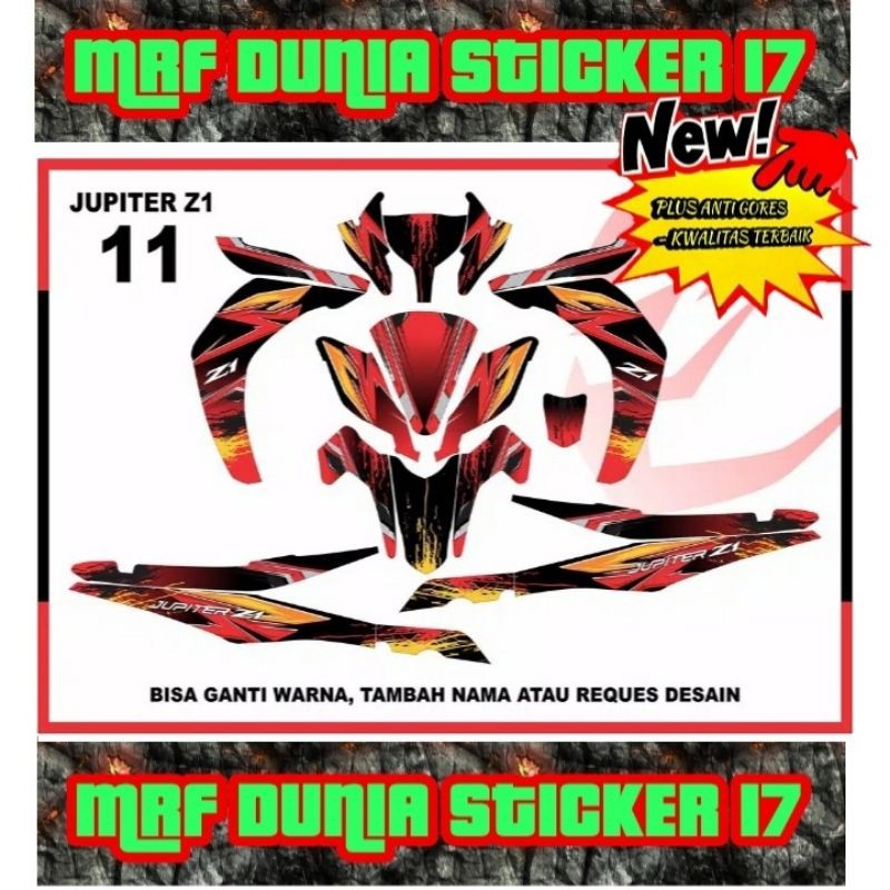 Sticker decal Jupiter Z1 Full Body Striping Jupiter Z1 Sticker Jupiter Z1 Sticker Jupiter Z1 11