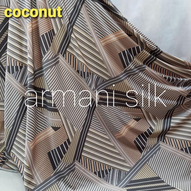 Kain Armani Silk Stretch Motif Kode 7180 Shopee Indonesia