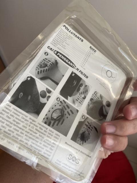 Filter Masker Supermask Synthetic Fiber Filter Standar Eropa