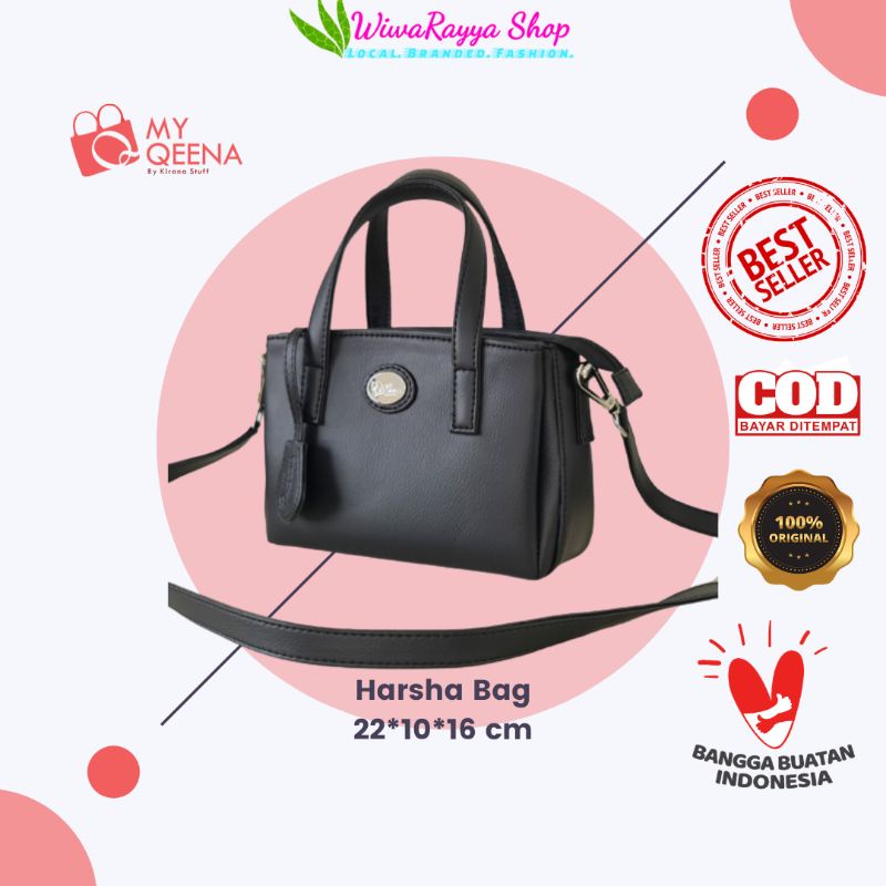 Tas Wanita Selempang Tas Selempang HARSHA Bag Original My Qeena