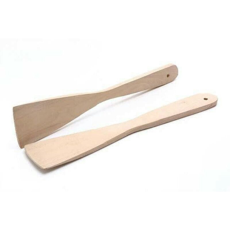 solet kayu spatula panjang, spatula kayu, alat dapur, alat masak, Souvenir spatula panjang