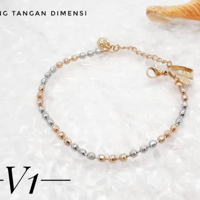 Xuping gelang tangan lapis emas 24k 2446