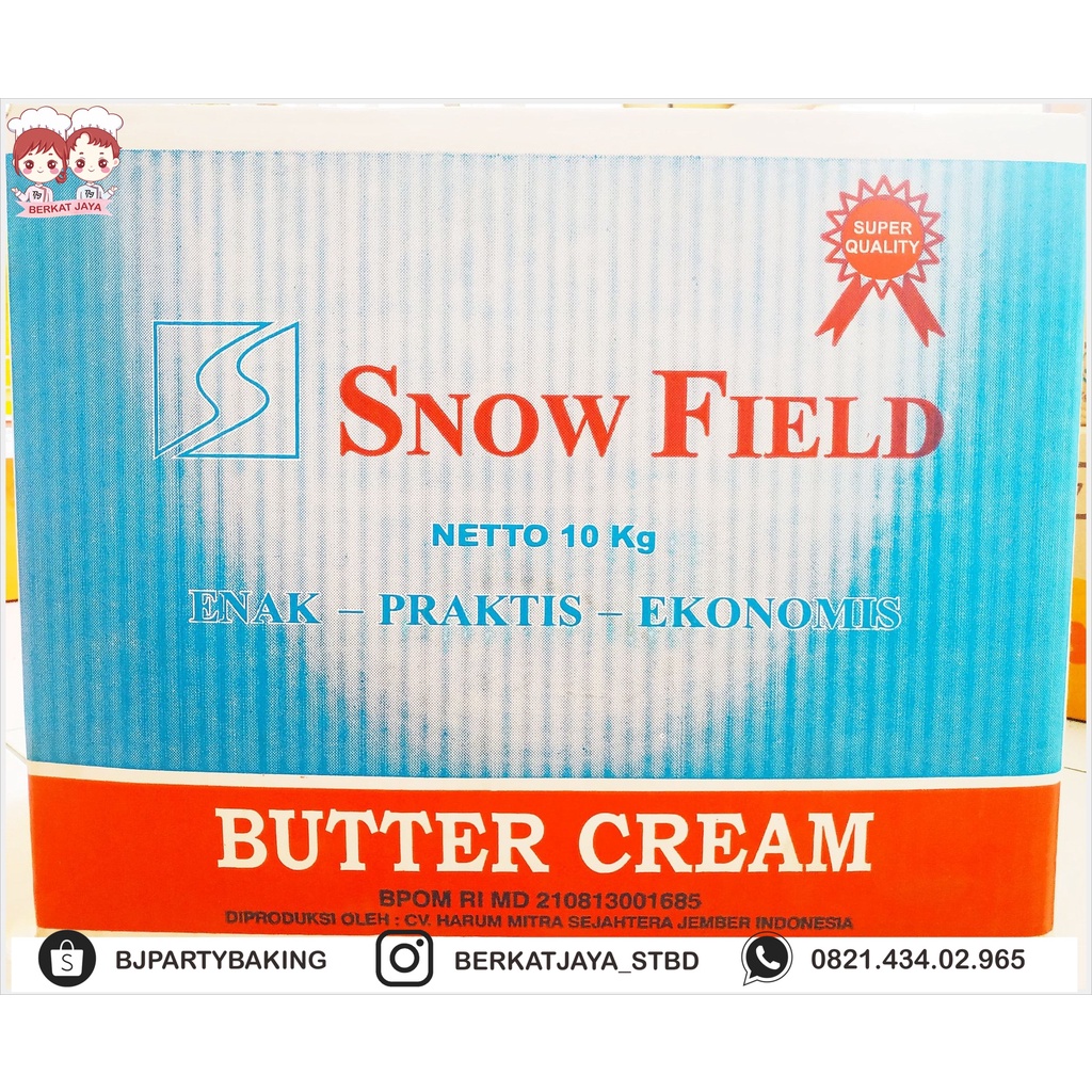 

BUTTER CREAM / CREAM CAKE/ CREAM BUTTER REPACK 1kg