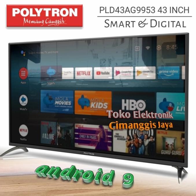 Tv Led Polytron 43 Inch Smart Digital