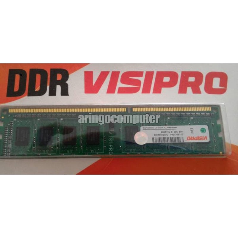 Memory (RAM) Visipro LONGDIMM RAM DDR3 4GB - untuk PC -