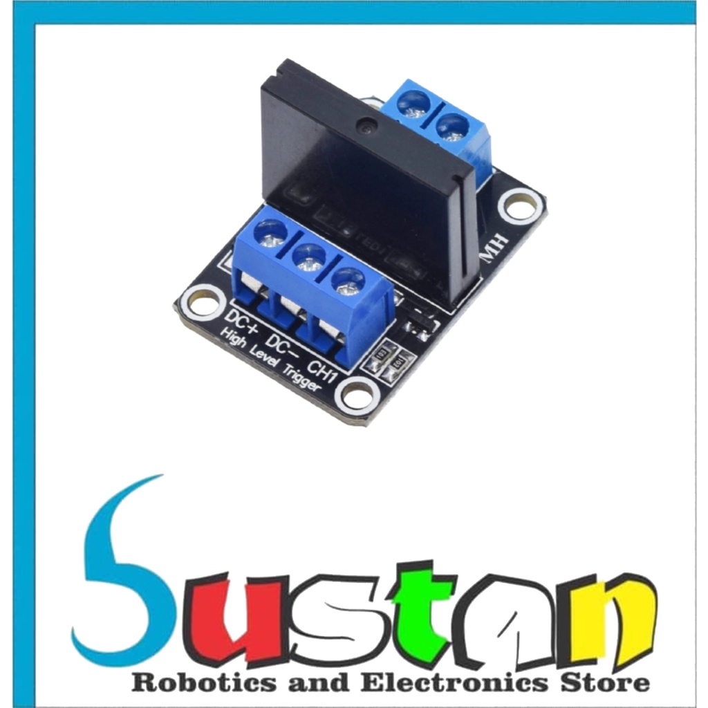 RELAY SSR 5V 1 CHANNEL HIGH LEVEL TRIGGER SOLID STATE RELAY MODULE