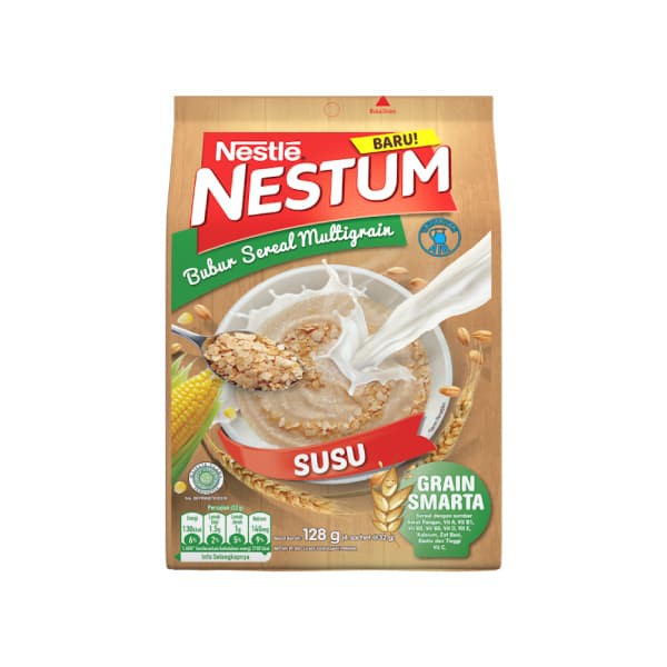 

PROMO NESTUM BUBUR SEREAL MULTIGRAIN 3IN1 POLYBAG (4 X 32G) SUSU TERMURAH
