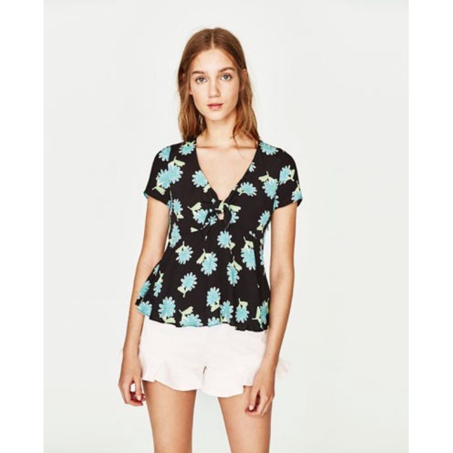 Zara Floral Blouse