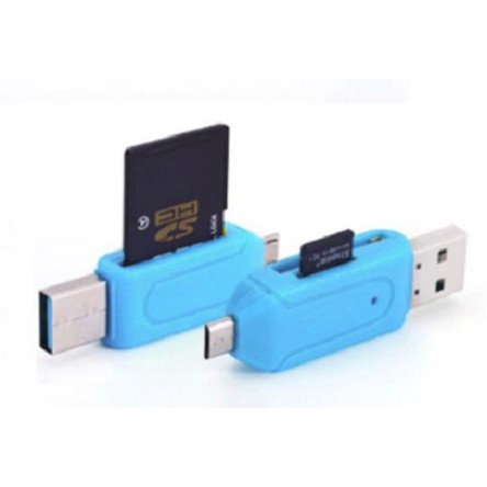 Card Reader OTG USB Support PC dan Smartphone