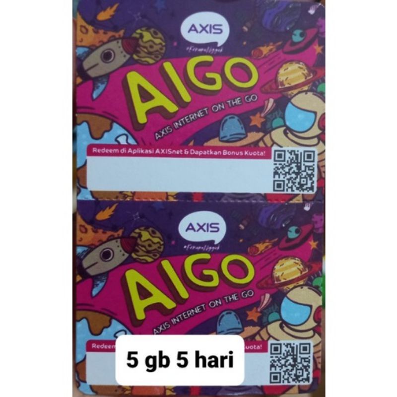 Voucher Axis 5 GB (5 Hari) Area Lokal Sumbagsel