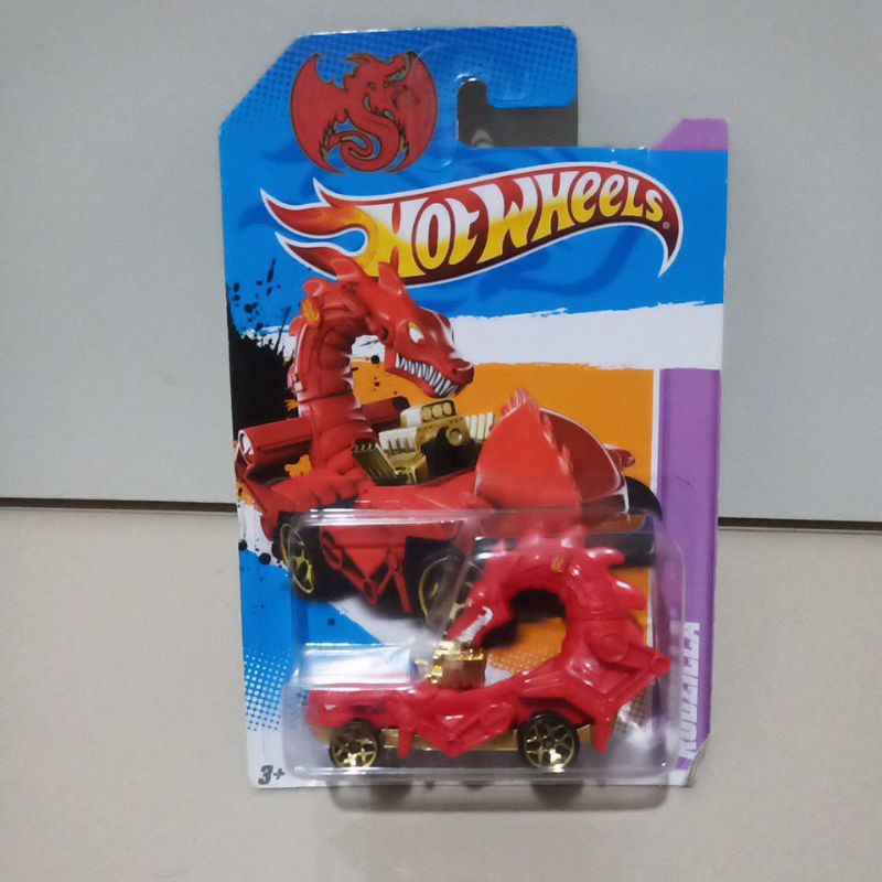 Rodzilla Hotwheels Merah Velg Gold