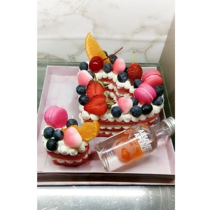 

Cake Love Pink Absolut apeach Valentines