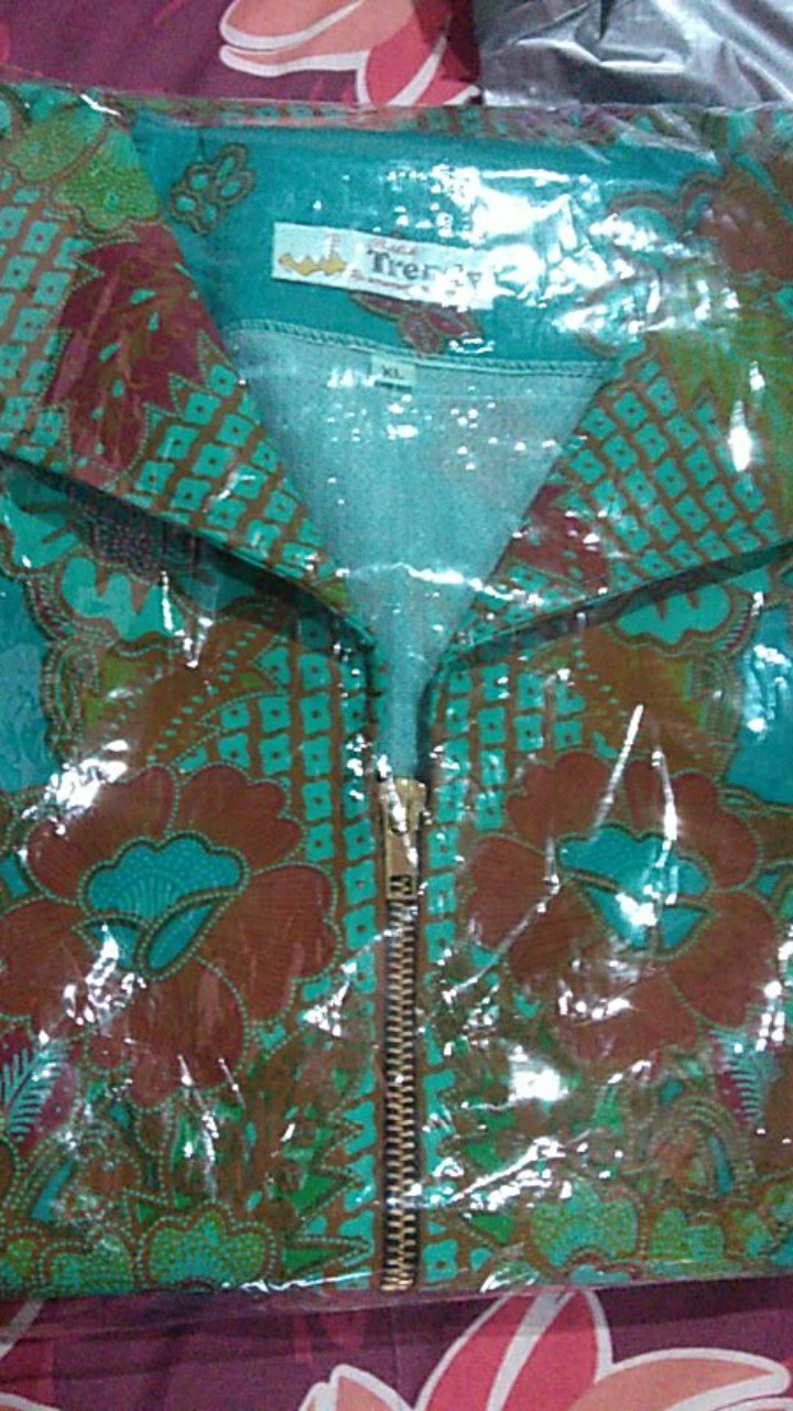 Tunik Batik Katun Solo With Zipper