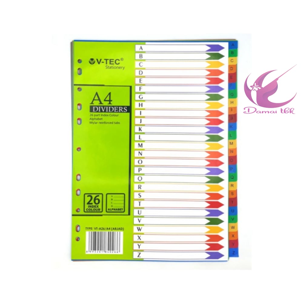 

V-Tec Divider Abjad TYPE VT-A26A4