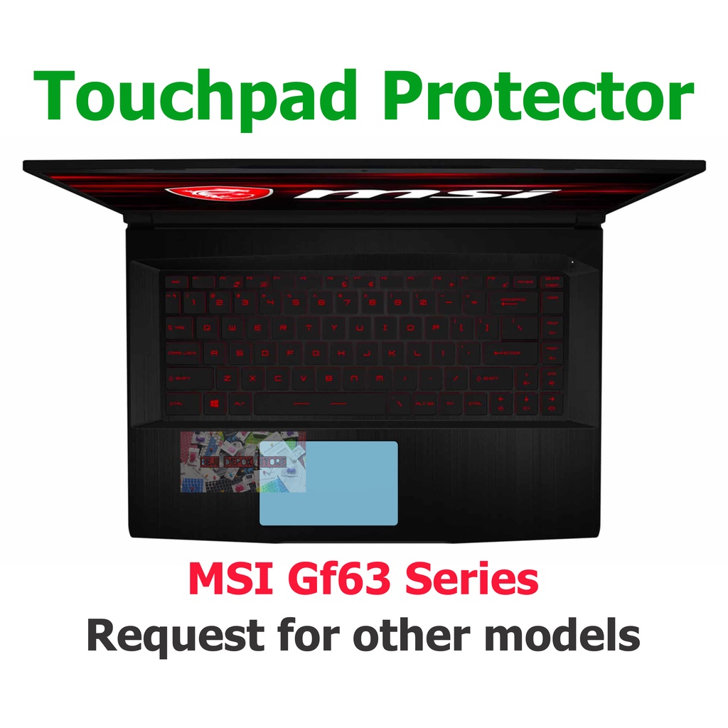 Touchpad Trackpad Protector MSI GF63 Series