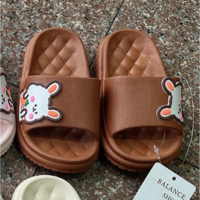 Sandal Anak Perempuan Jelly Karet Import Original Balance 091 Karakter Kelinci Terbaru Umur 2 3 4 5 6 7 8 Tahun Selop Fashion Lebaran