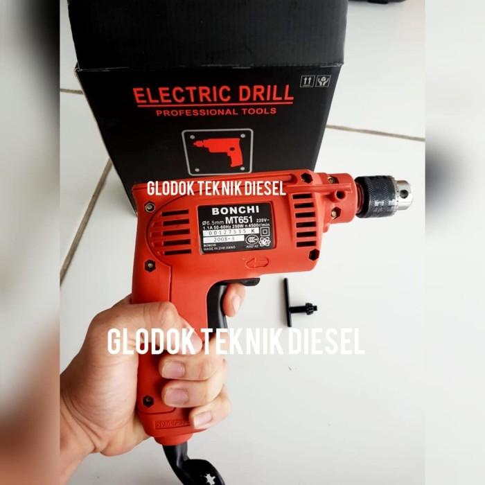 Mesin Bor Drill Tangan 6.5 Mm 250 Watt Berkualitas Termurah