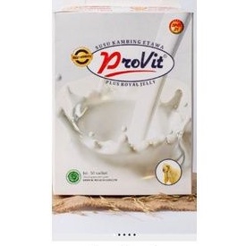 

DISKON susu kambing etawa provit plus royal jelly isi : 50 sachet