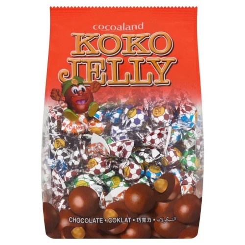 

Cocoaland Koko Jelly isi Chocolate Peanut Coklat Kacang 750gram Malaysia