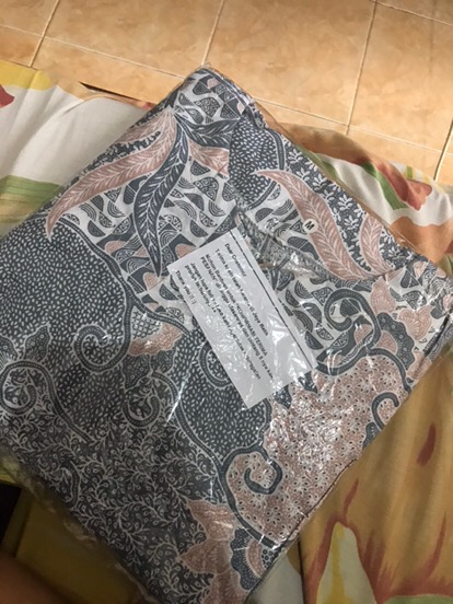 Tey-17 Batik Wanita Asj Sa Hrb026 Kenongo Kemeja Tosca Pendek