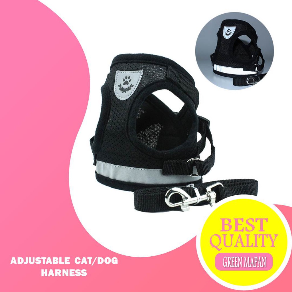 Size M-Harness Kucing  Breathable Reversible Tactical