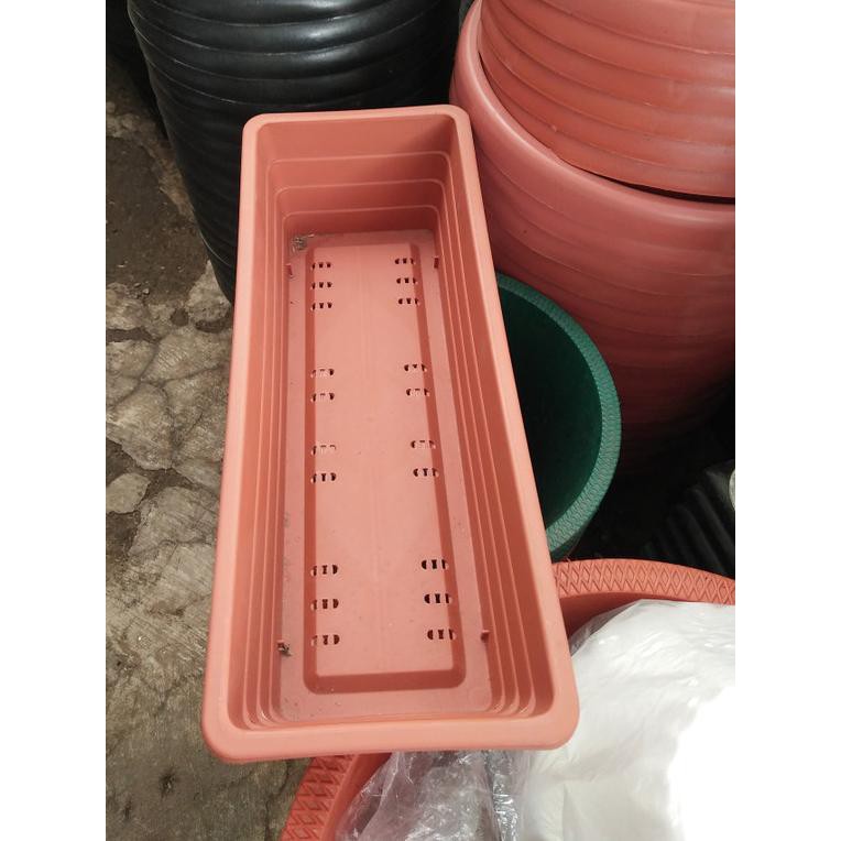 ☇ pot bunga/pot plastik/pot unik/pot bunga panjang ➮