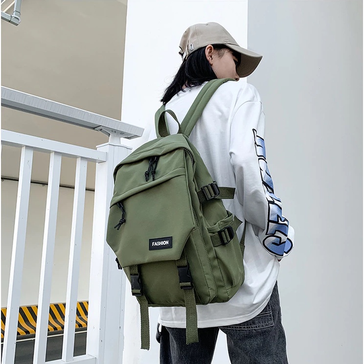 TAS RANSEL PRIA MURAH BAHAN TEBAL 2 WARNA SG POLOS