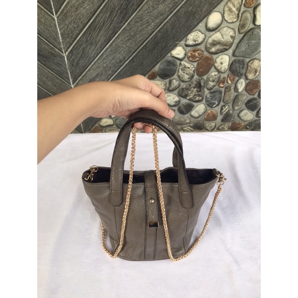 bucket bag mini brera | sling kulit gajah brera | preloved