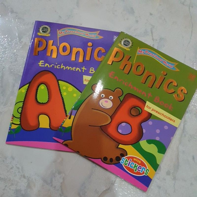 Jual Phonics enrichment book with stickers Shopee Indonesia